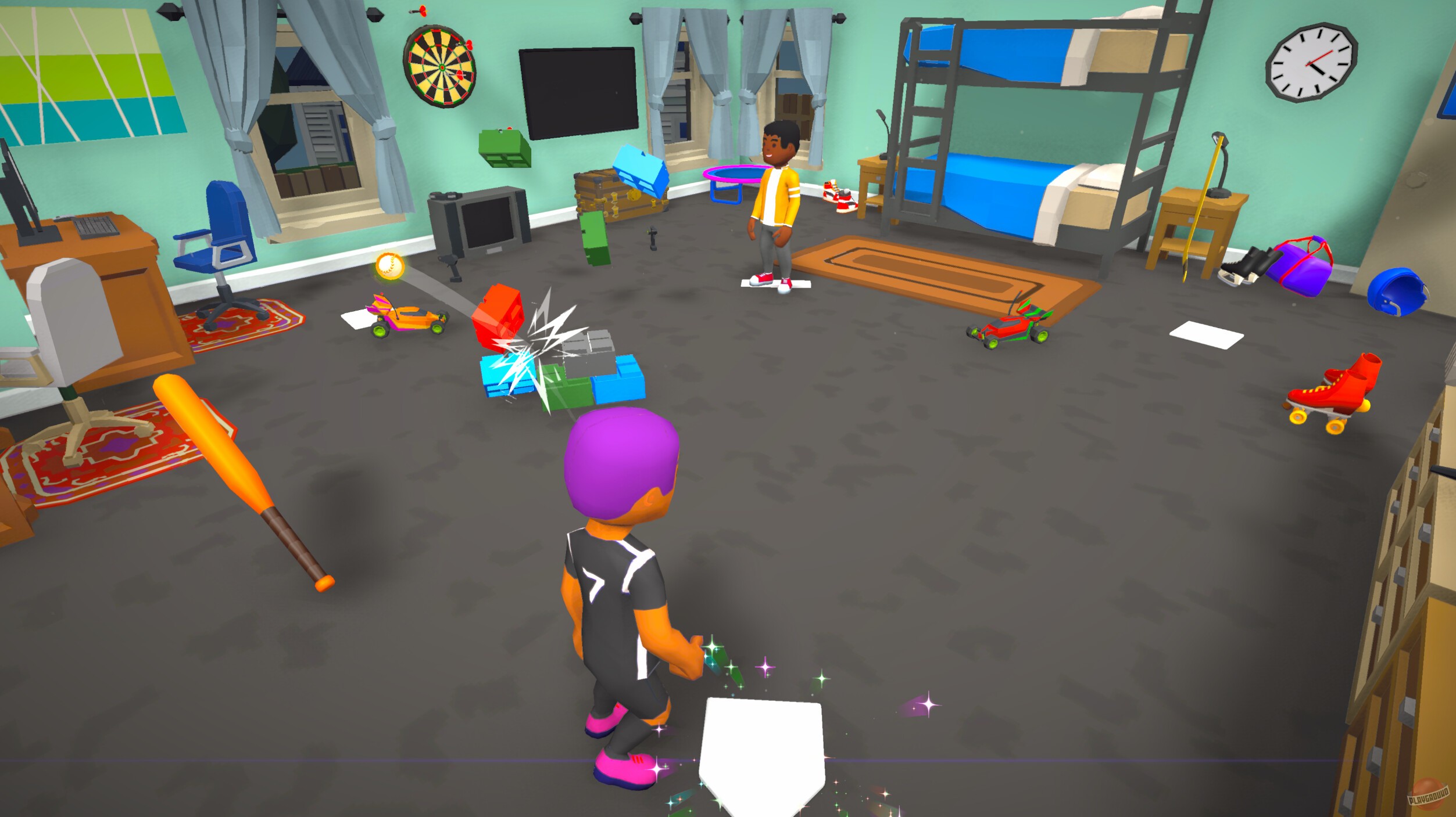 Скриншот из игры Indoor Baseball - 1