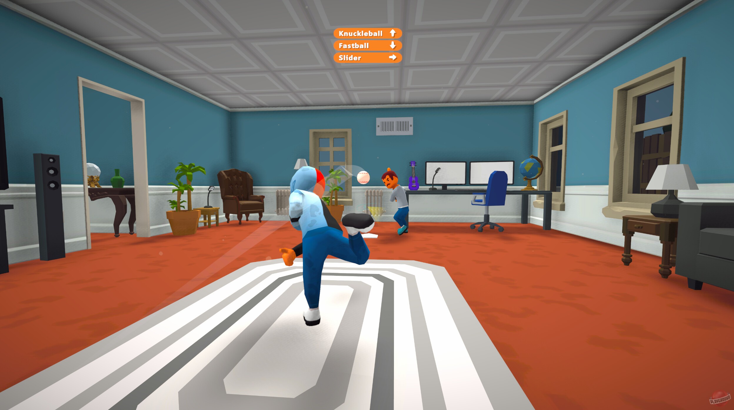 Скриншот из игры Indoor Baseball - 3