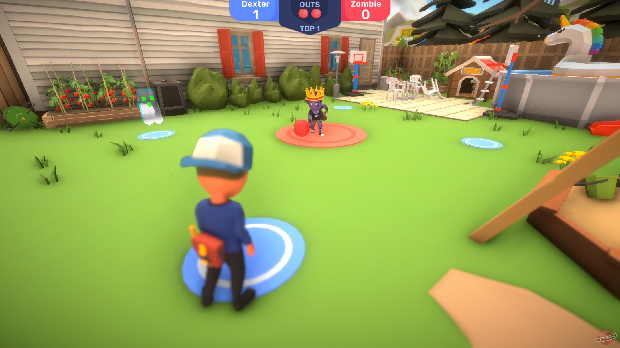 Скриншот из игры Indoor Kickball - 5