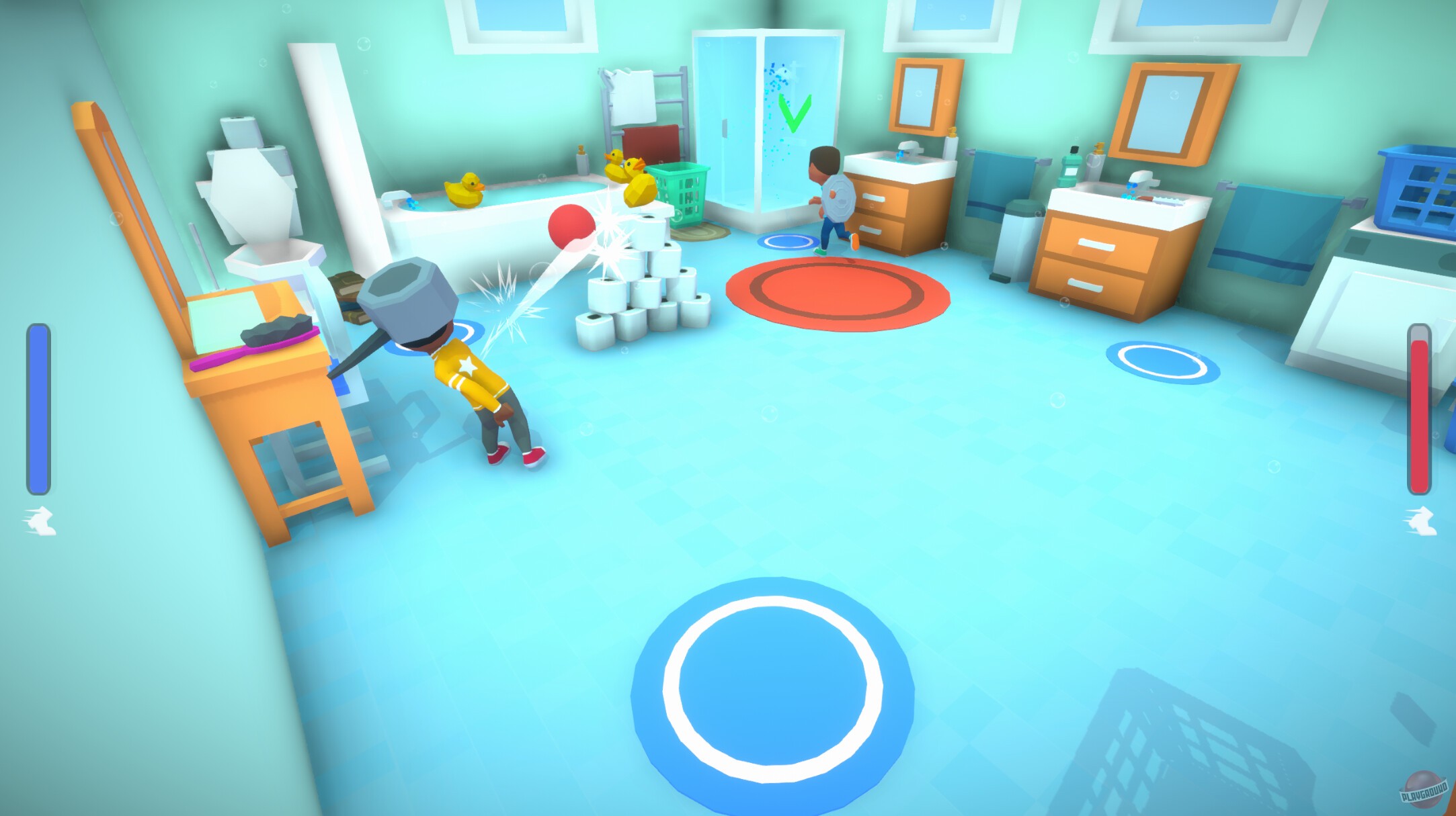 Скриншот из игры Indoor Kickball - 3