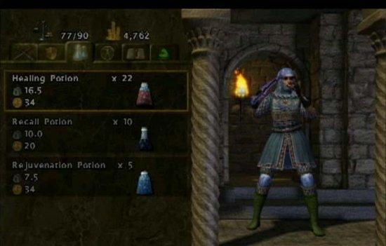 Скриншот из игры Baldur's Gate: Dark Alliance - 2