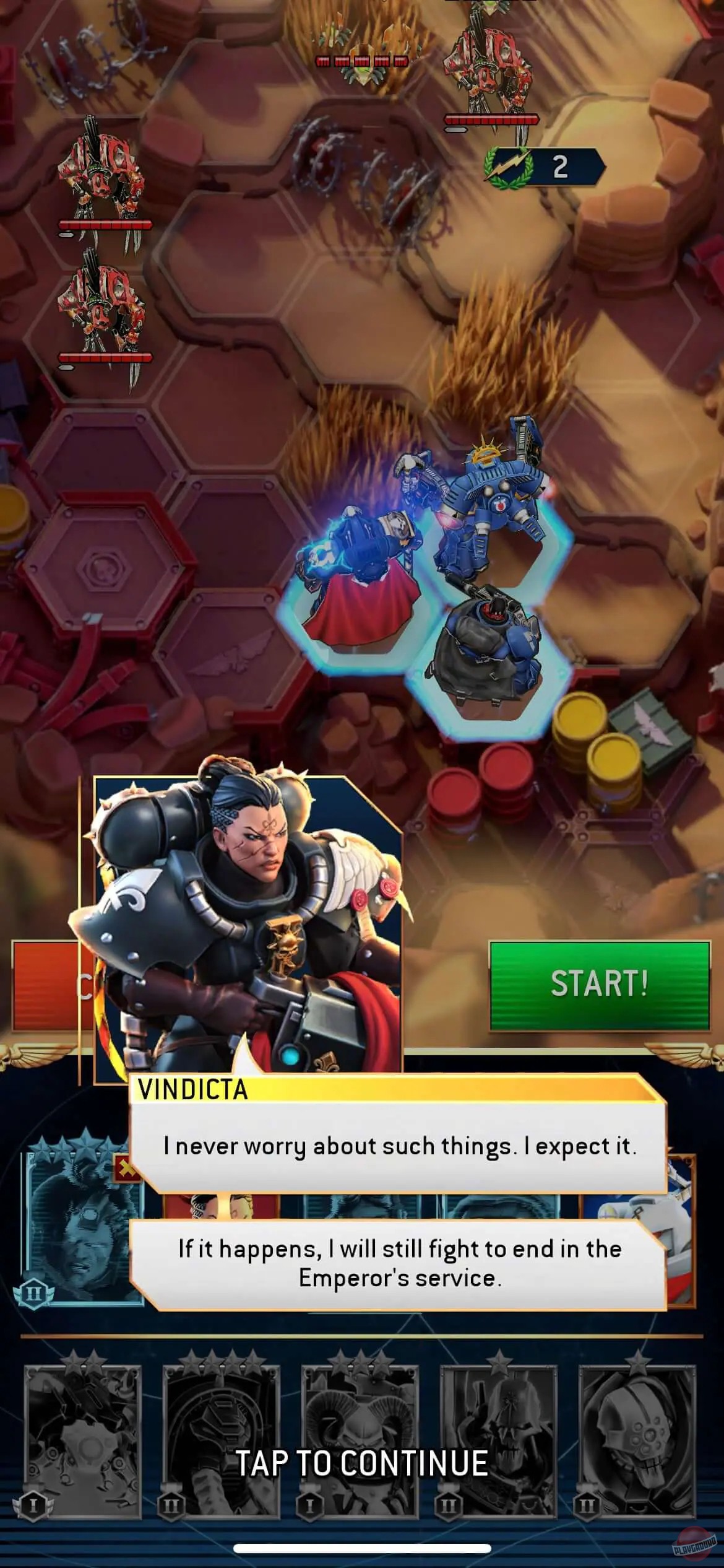 Скриншот из игры Warhammer 40,000: Tacticus - 11