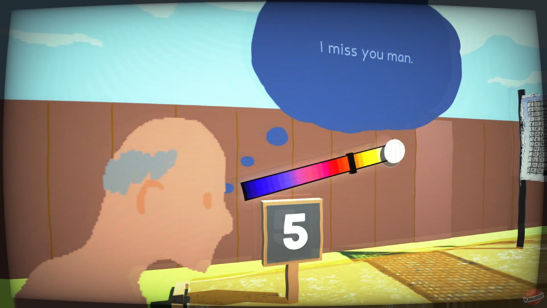 Скриншот из игры Retired Men's Nude Beach Volleyball League - 7