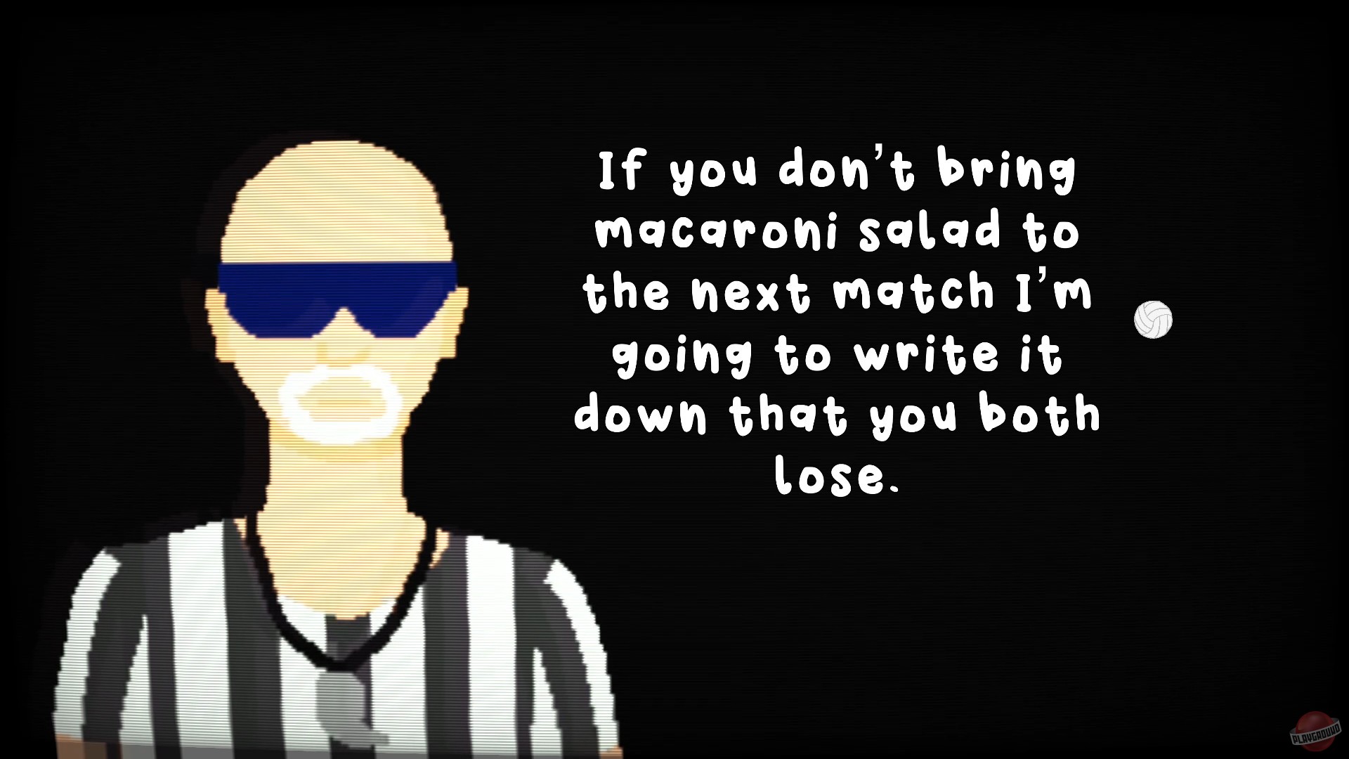 Скриншот из игры Retired Men's Nude Beach Volleyball League - 3