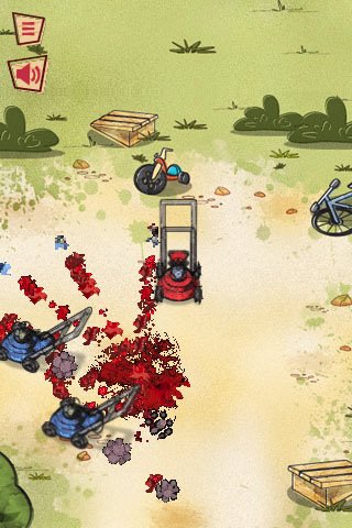 Скриншот из игры Mower Race - 3