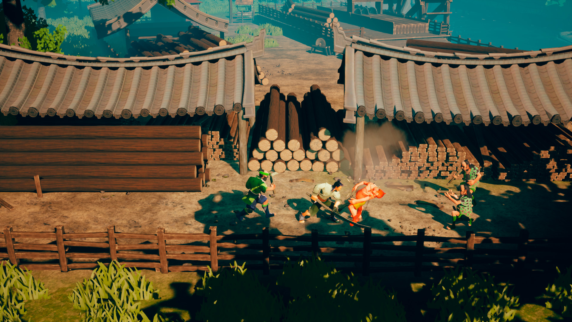 Скриншот из игры 9 Monkeys of Shaolin - 12