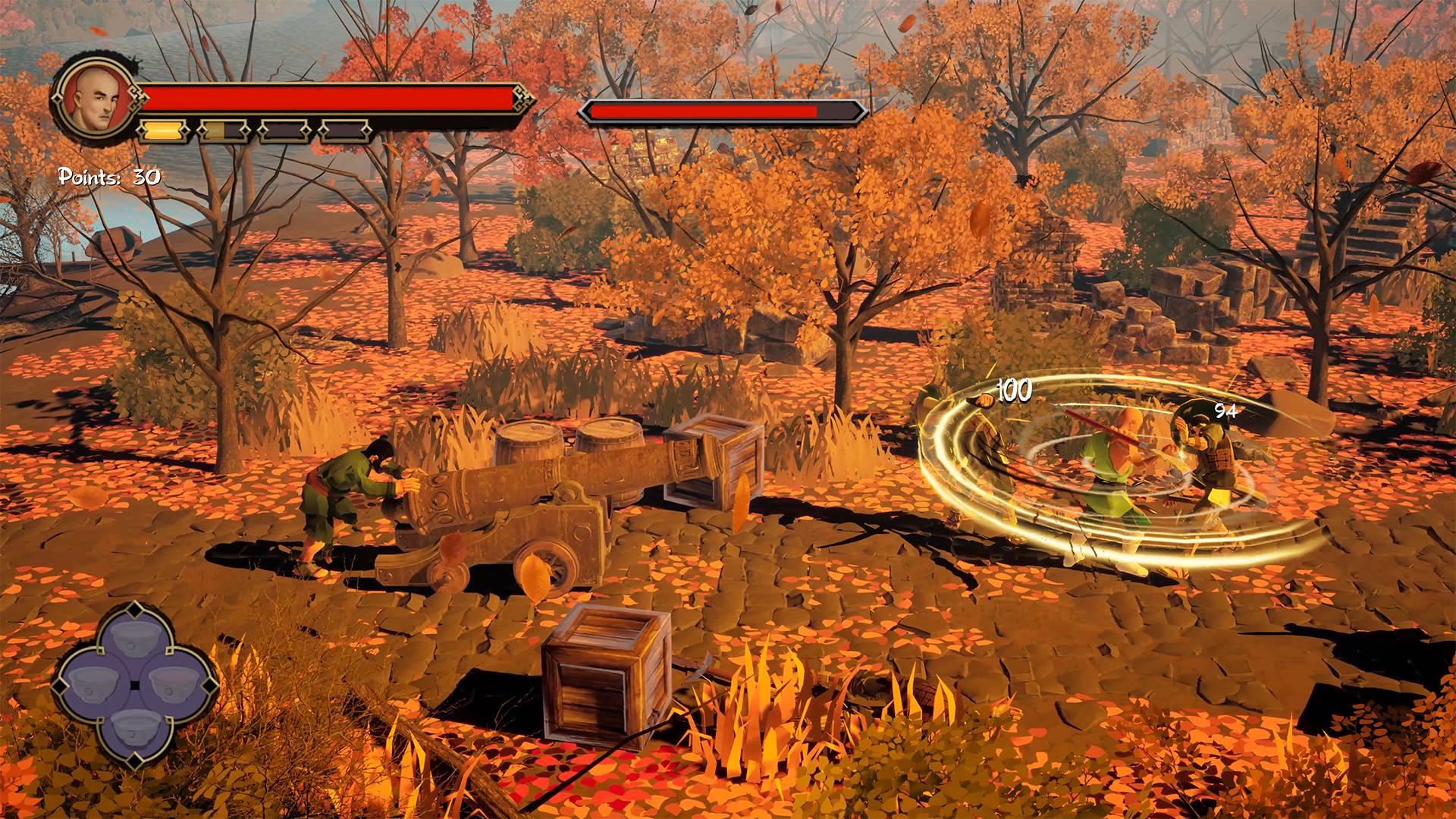 Скриншот из игры 9 Monkeys of Shaolin - 5