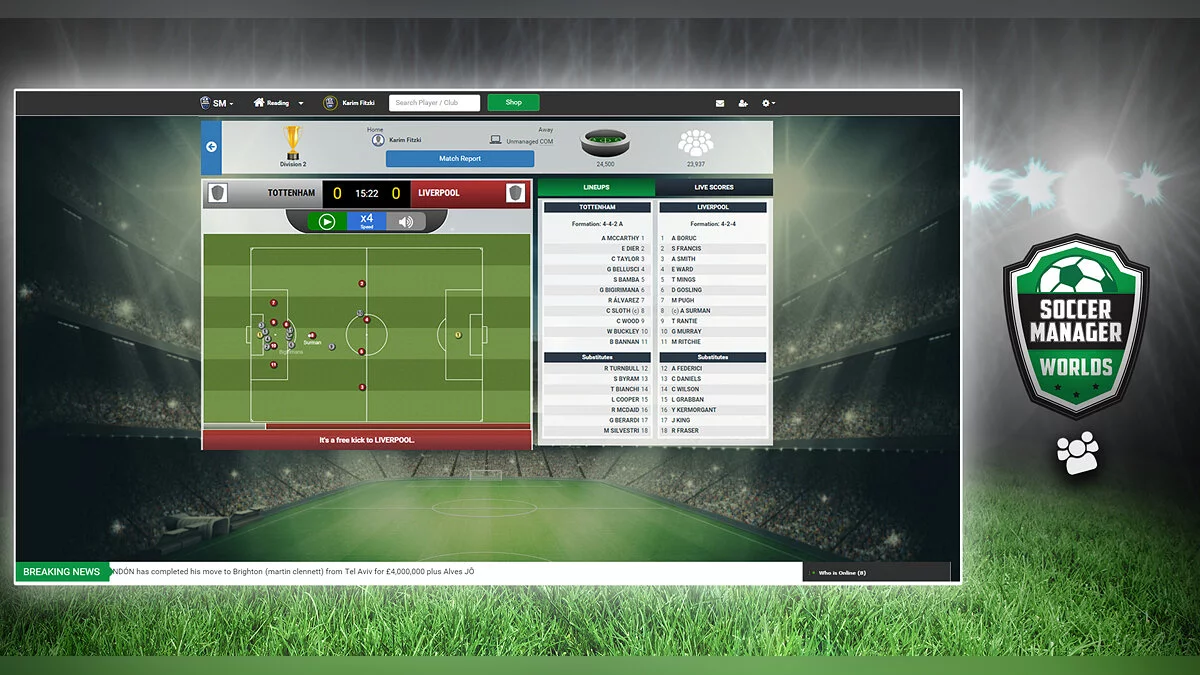 Скриншот из игры Soccer Manager 2016 - 13