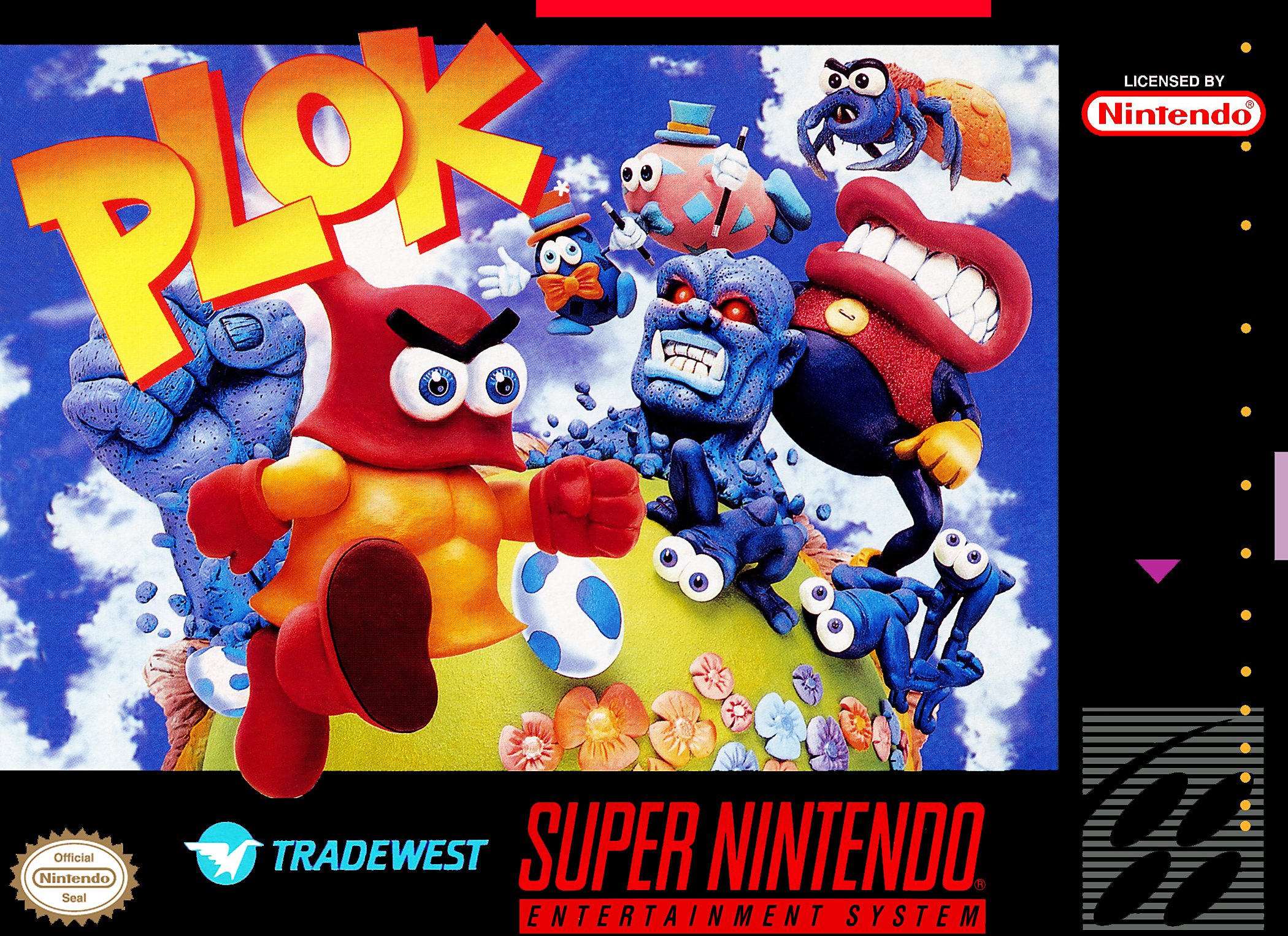 Обложка игры Plok