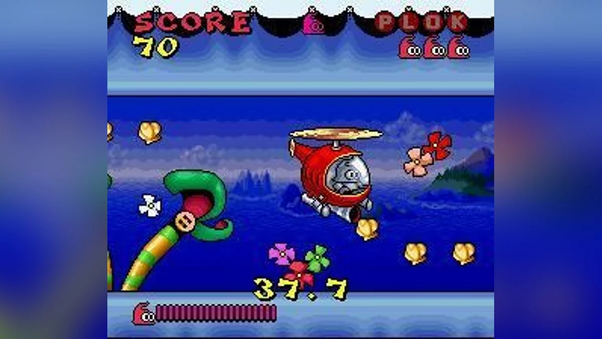 Скриншот из игры Plok - 2