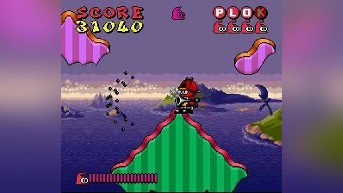 Скриншот из игры Plok - 9