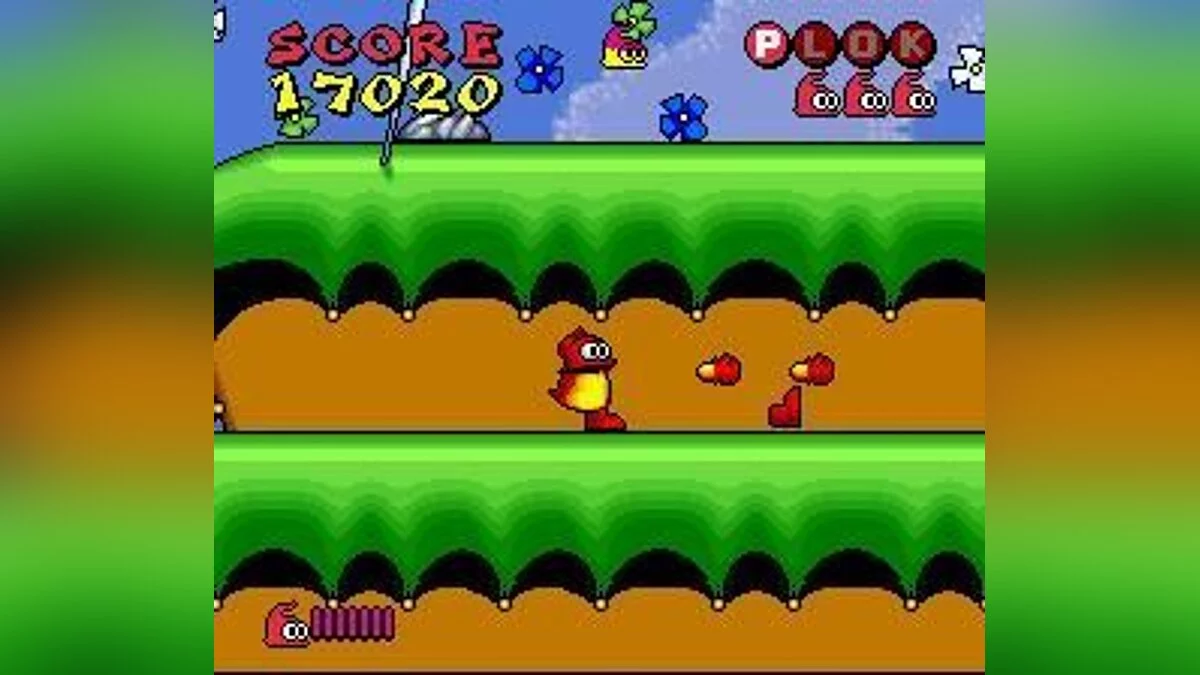 Скриншот из игры Plok - 5