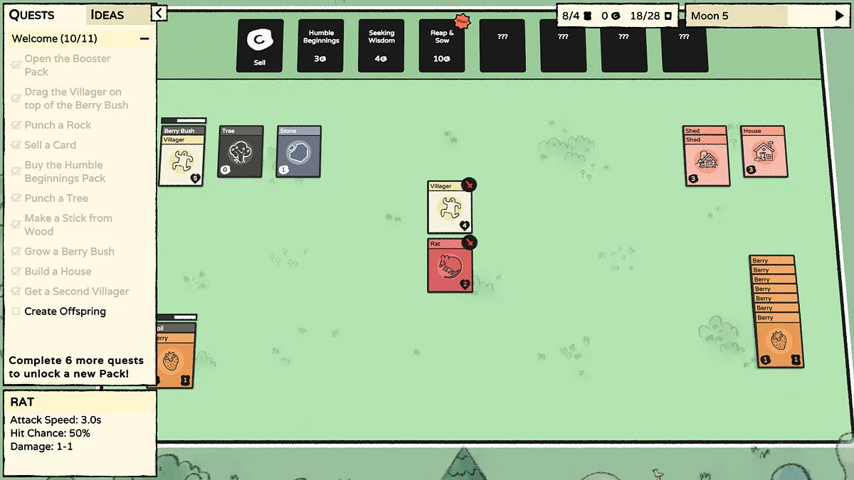 Скриншот из игры Stacklands - 4