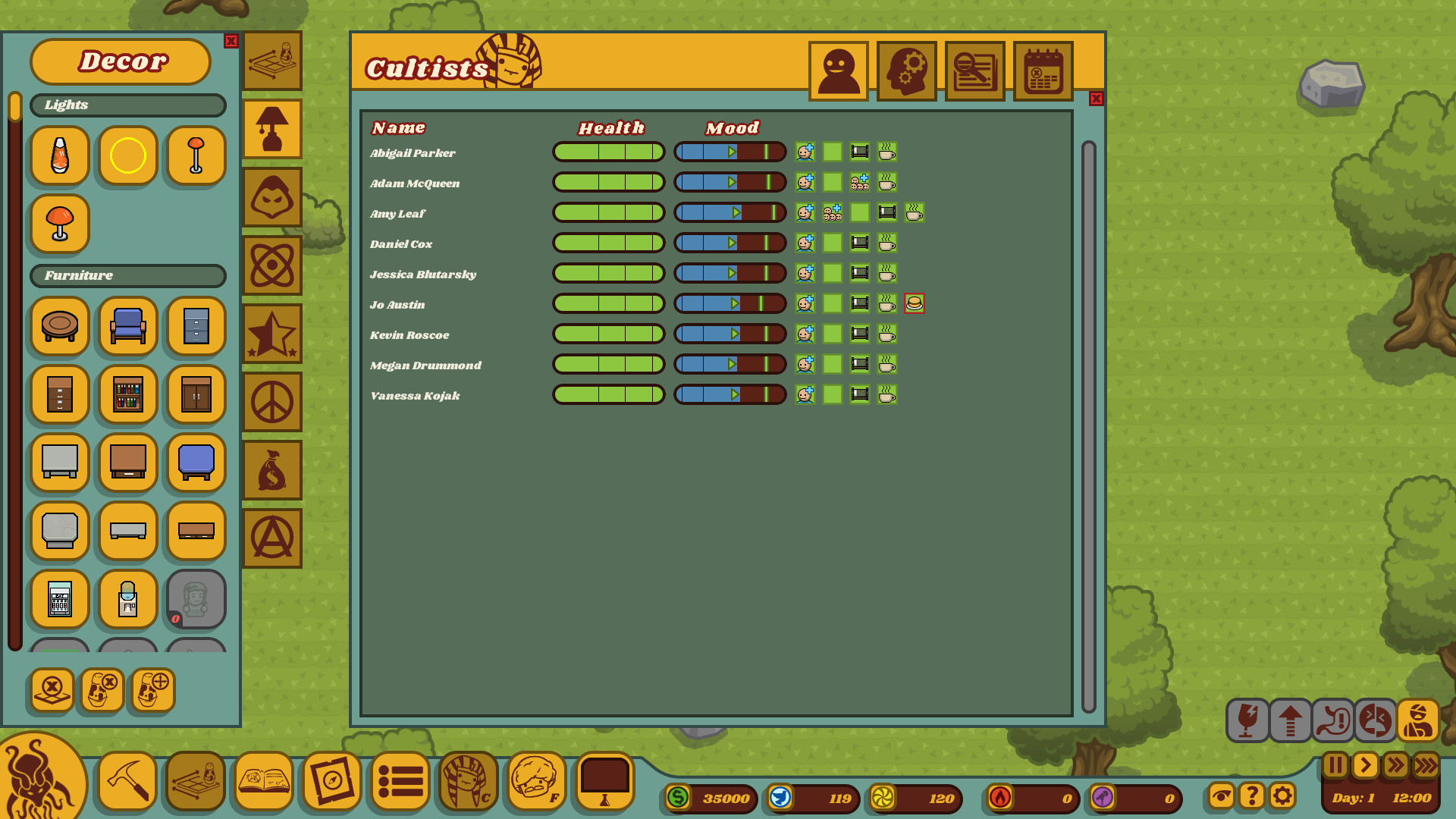 Скриншот из игры Honey, I Joined a Cult - 3