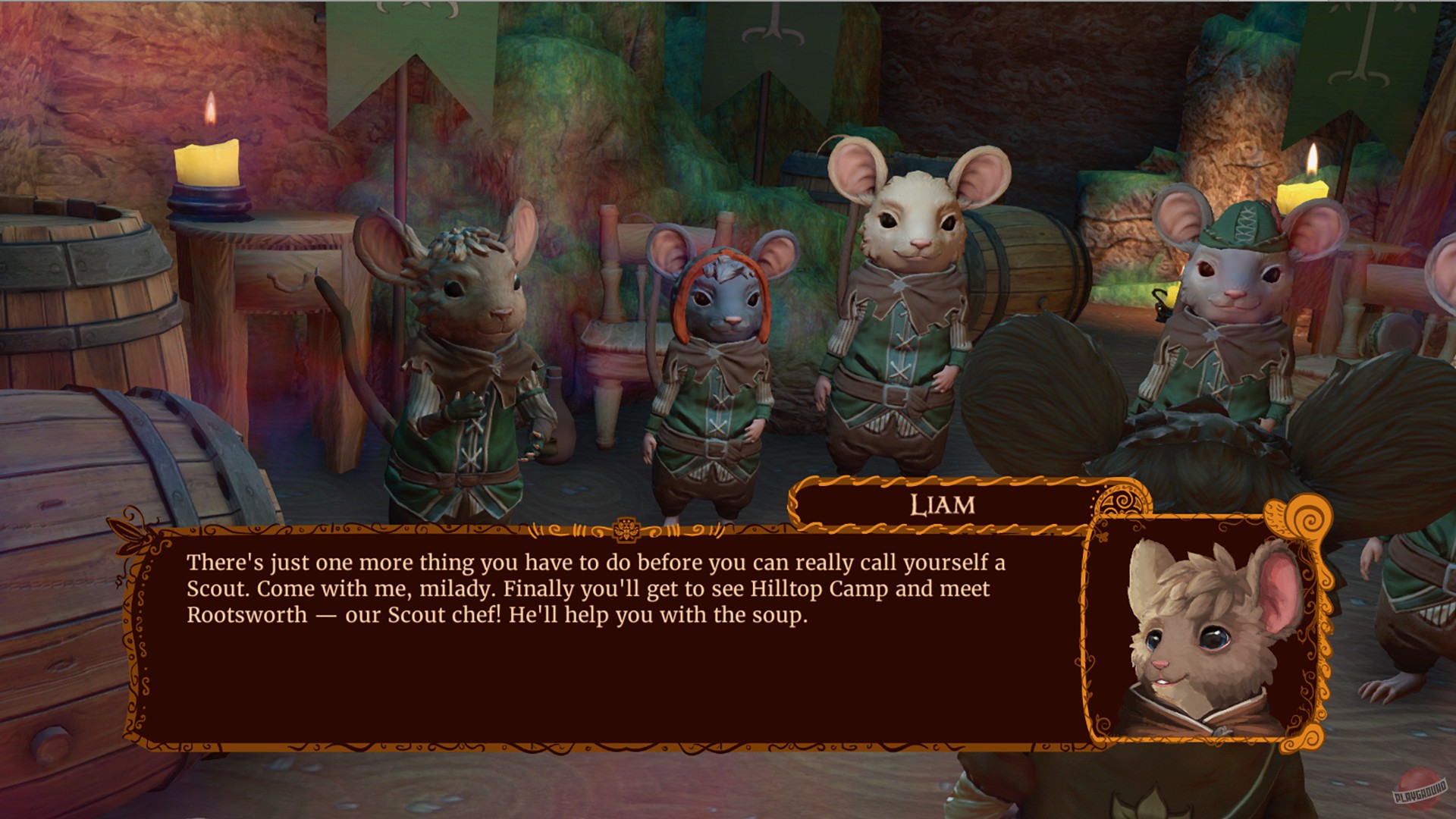 Скриншот из игры The Lost Legends of Redwall: The Scout - 12