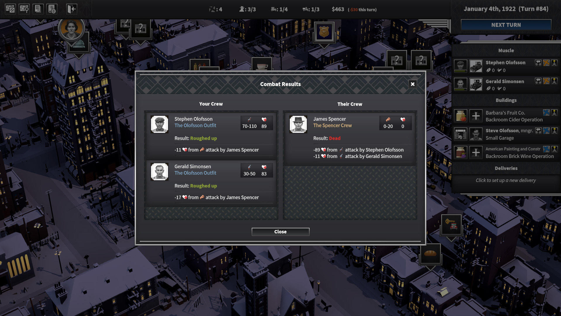 Скриншот из игры City of Gangsters - 19