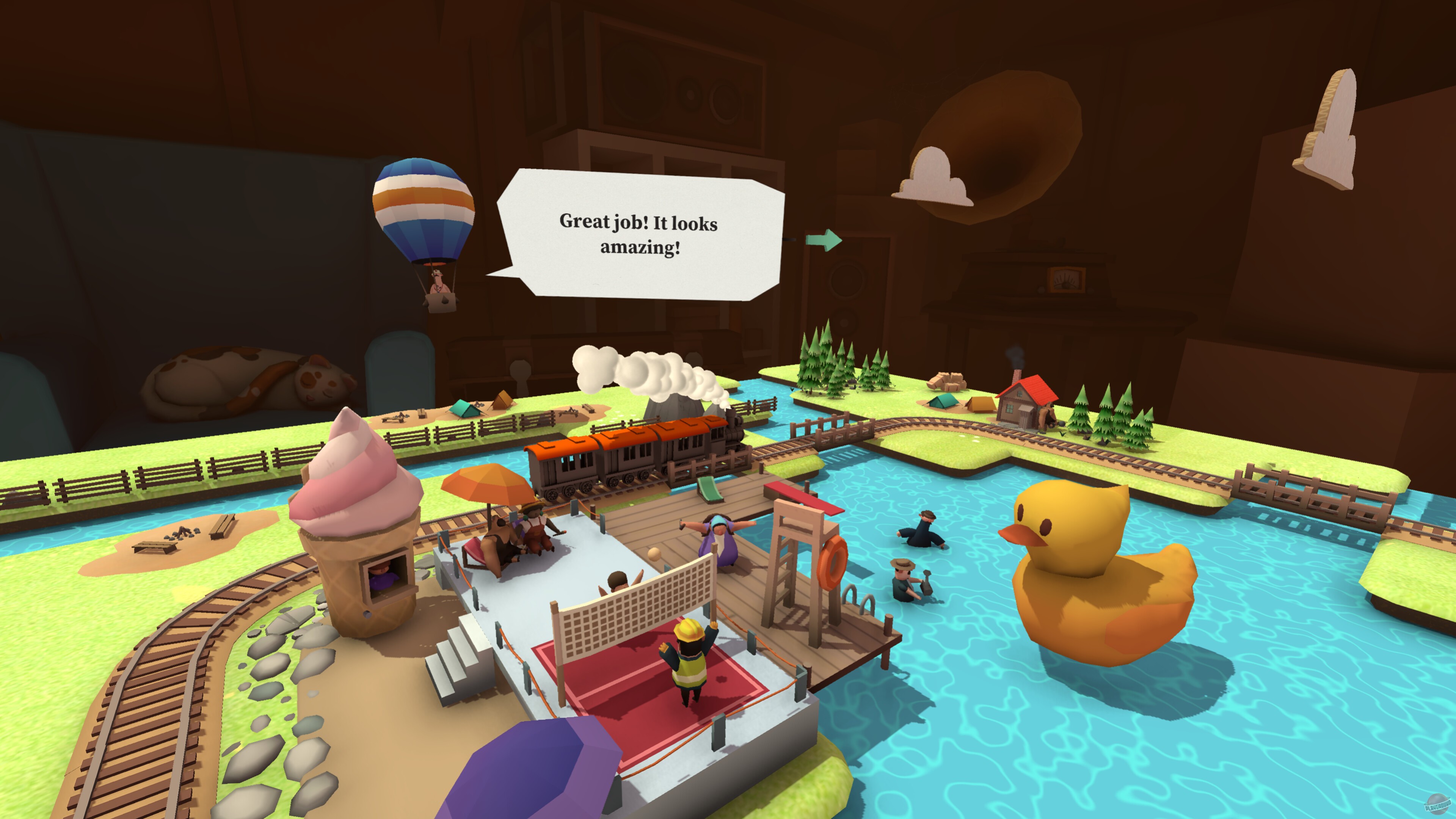 Скриншот из игры Toy Trains - 1