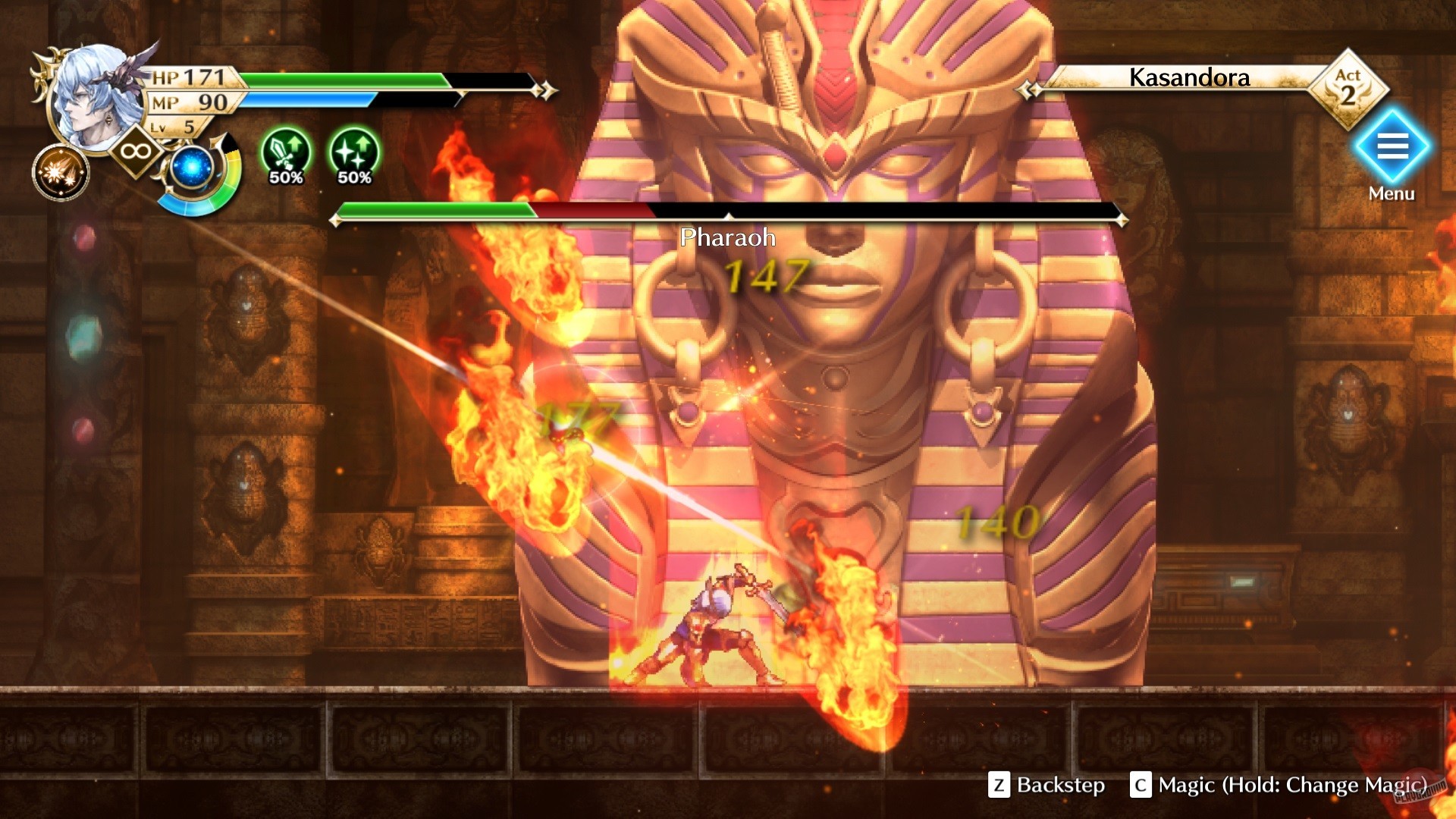 Скриншот из игры Actraiser Renaissance - 25