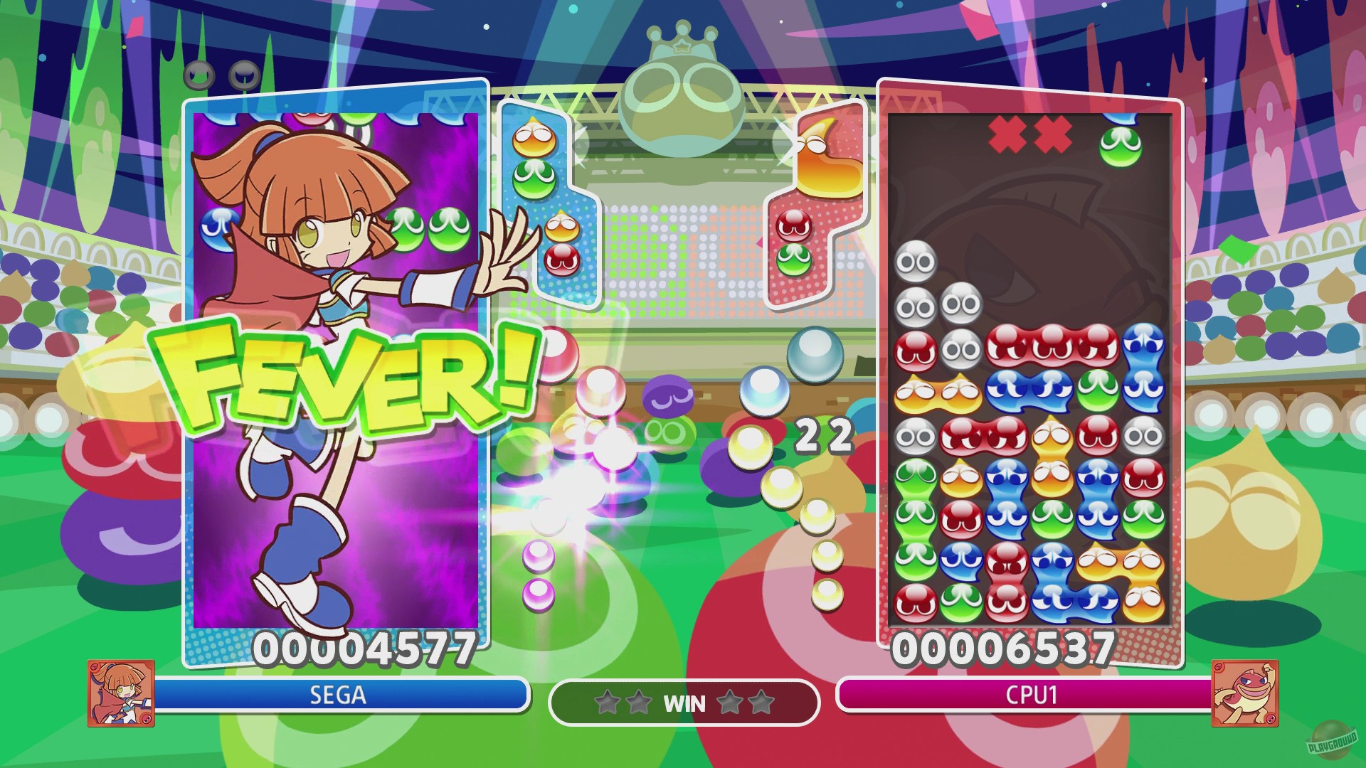 Скриншот из игры Puyo Puyo Champions - 1