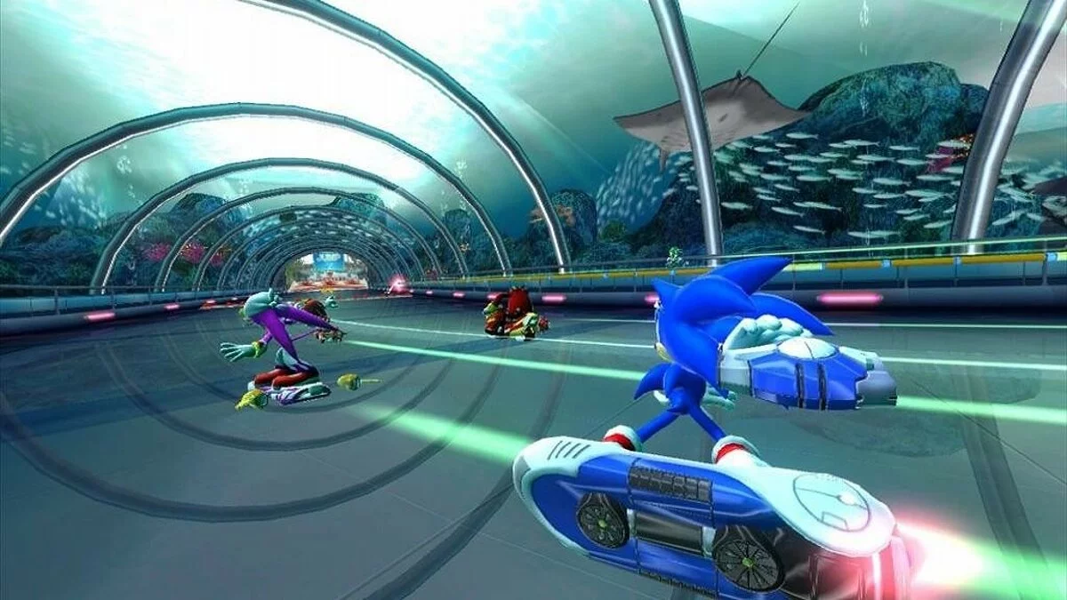 Скриншот из игры SONIC FREE RIDERS - 28