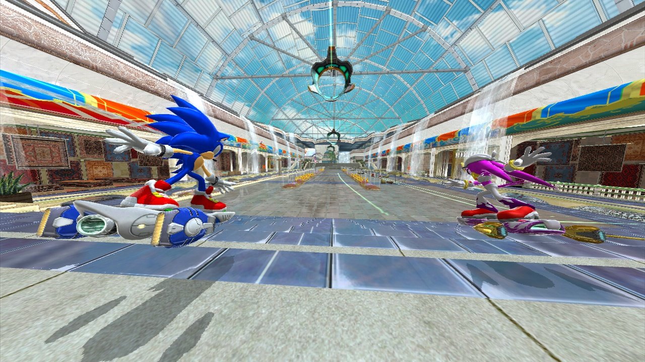 Скриншот из игры SONIC FREE RIDERS - 1