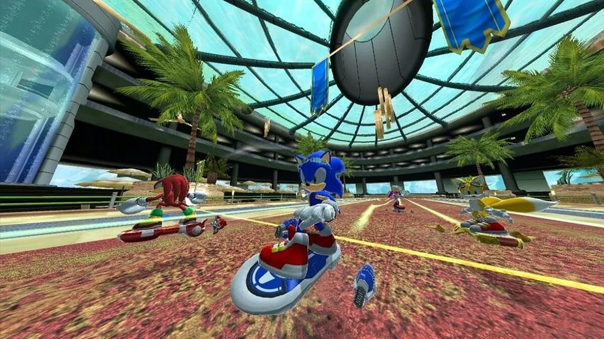 Скриншот из игры SONIC FREE RIDERS - 12