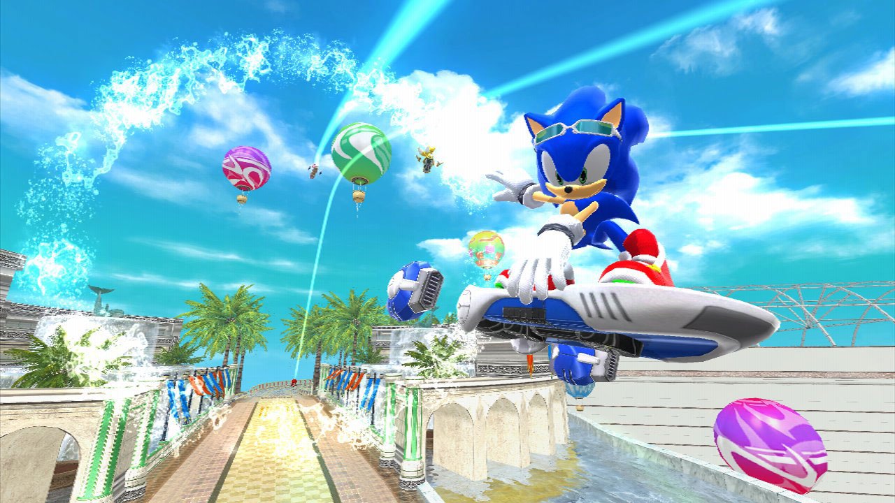 Скриншот из игры SONIC FREE RIDERS - 17