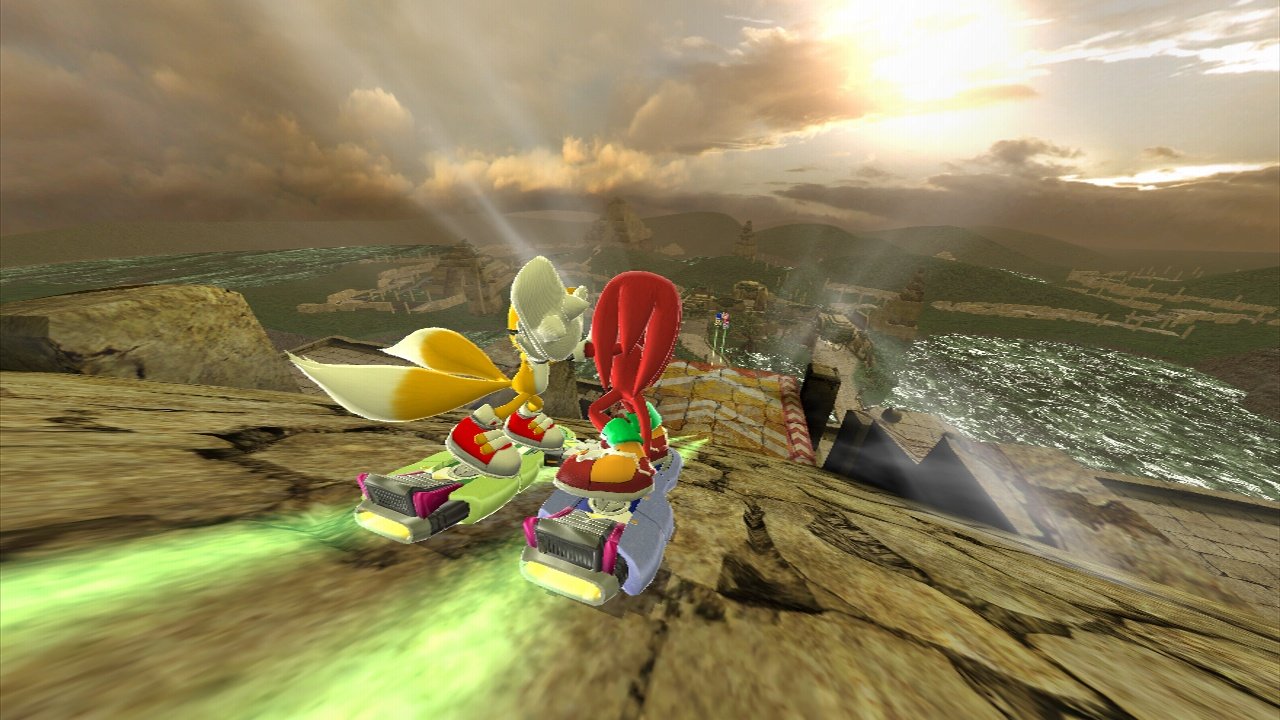Скриншот из игры SONIC FREE RIDERS - 64