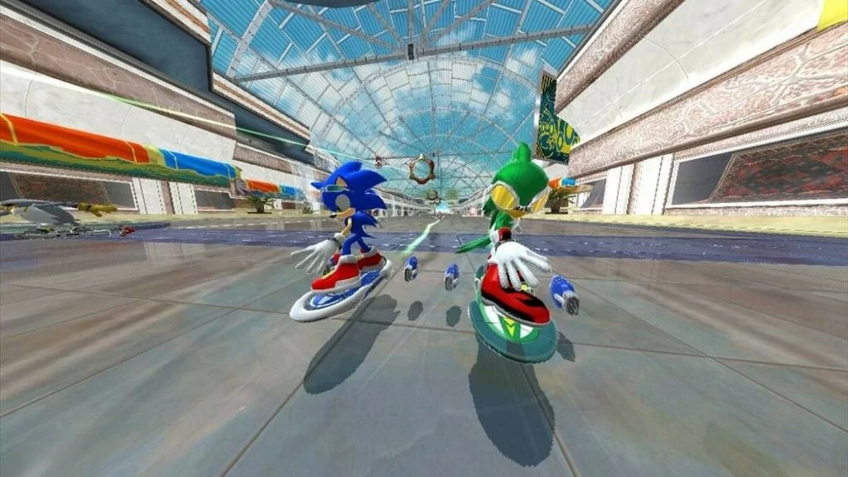 Скриншот из игры SONIC FREE RIDERS - 25