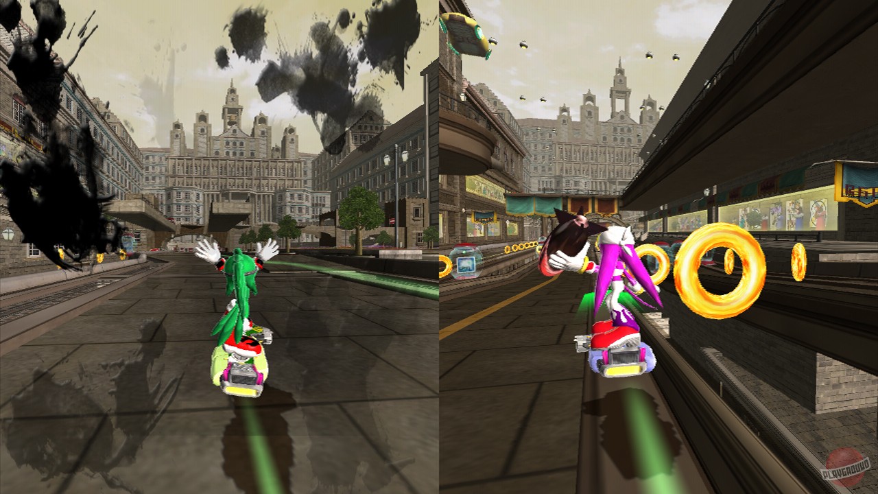 Скриншот из игры SONIC FREE RIDERS - 16