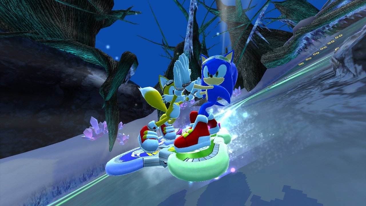 Скриншот из игры SONIC FREE RIDERS - 35