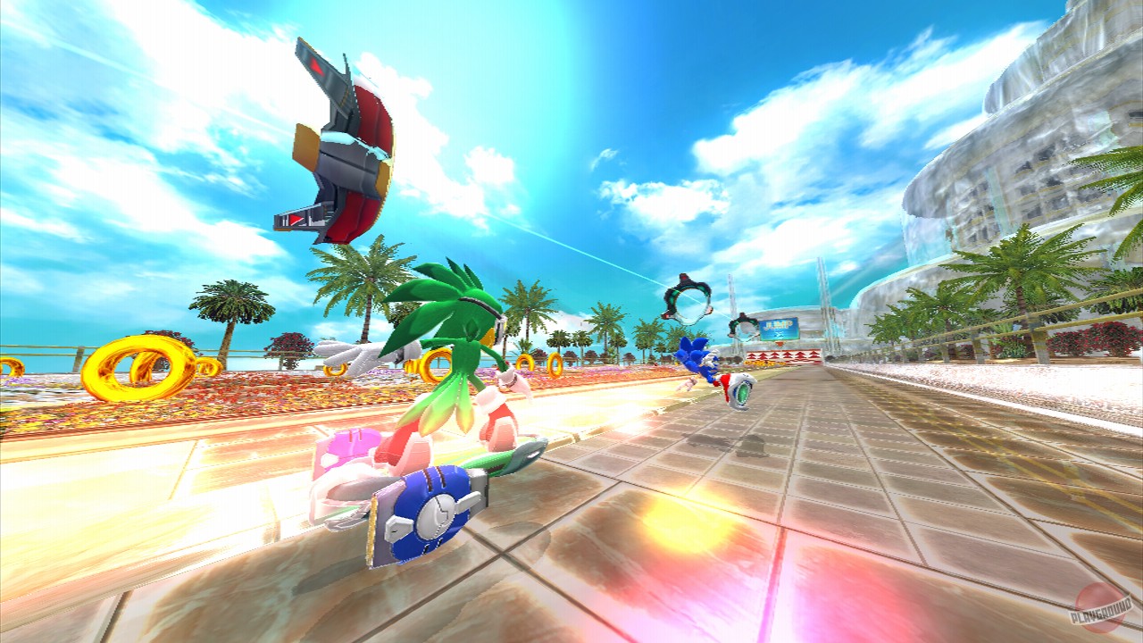 Скриншот из игры SONIC FREE RIDERS - 21