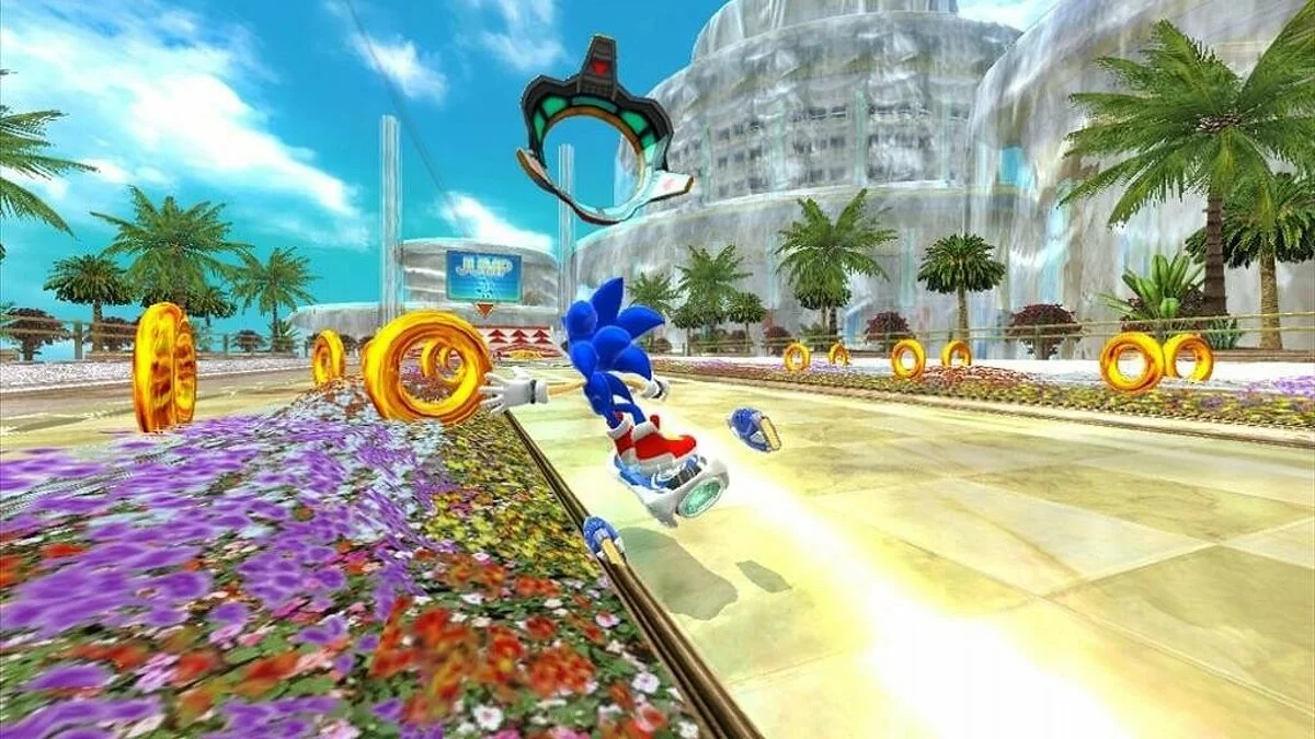 Скриншот из игры SONIC FREE RIDERS - 22