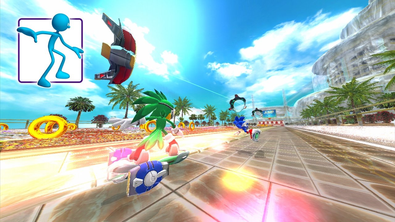 Скриншот из игры SONIC FREE RIDERS - 55