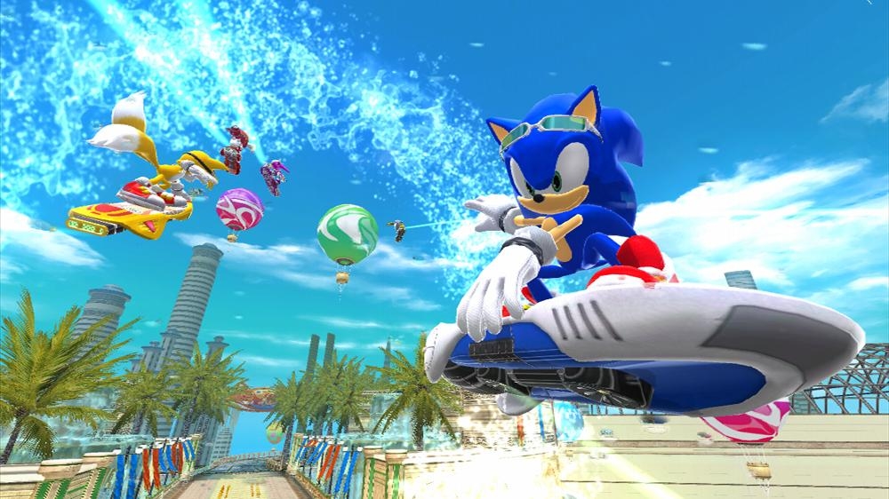 Скриншот из игры SONIC FREE RIDERS - 68