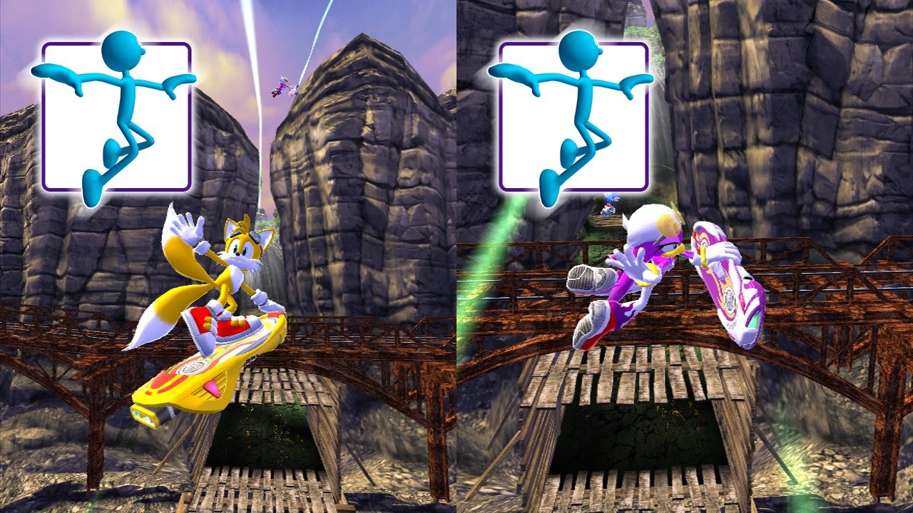 Скриншот из игры SONIC FREE RIDERS - 11