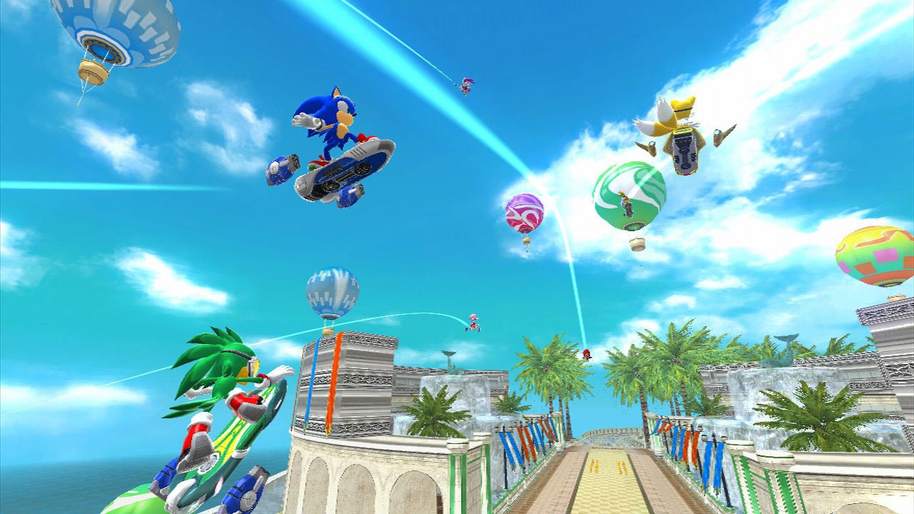 Скриншот из игры SONIC FREE RIDERS - 10