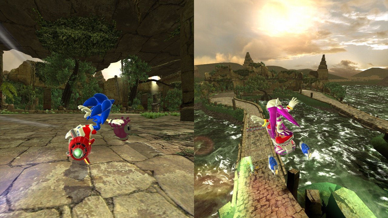 Скриншот из игры SONIC FREE RIDERS - 58