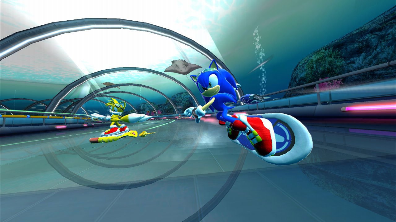 Скриншот из игры SONIC FREE RIDERS - 42