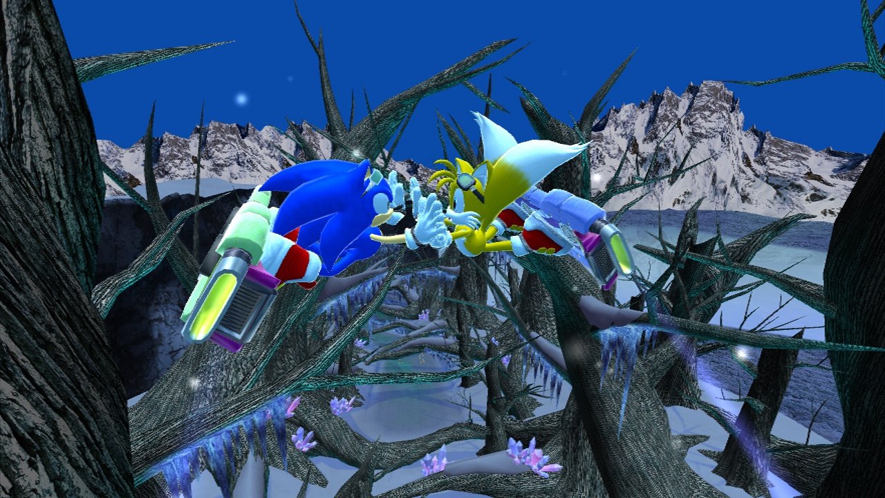 Скриншот из игры SONIC FREE RIDERS - 57