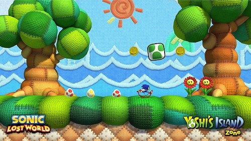 Скриншот из игры Sonic: Lost World Yoshi's Island - 5