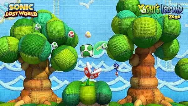 Скриншот из игры Sonic: Lost World Yoshi's Island - 4