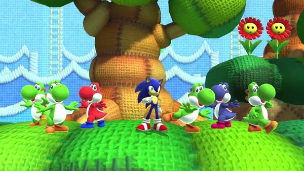Скриншот из игры Sonic: Lost World Yoshi's Island - 7