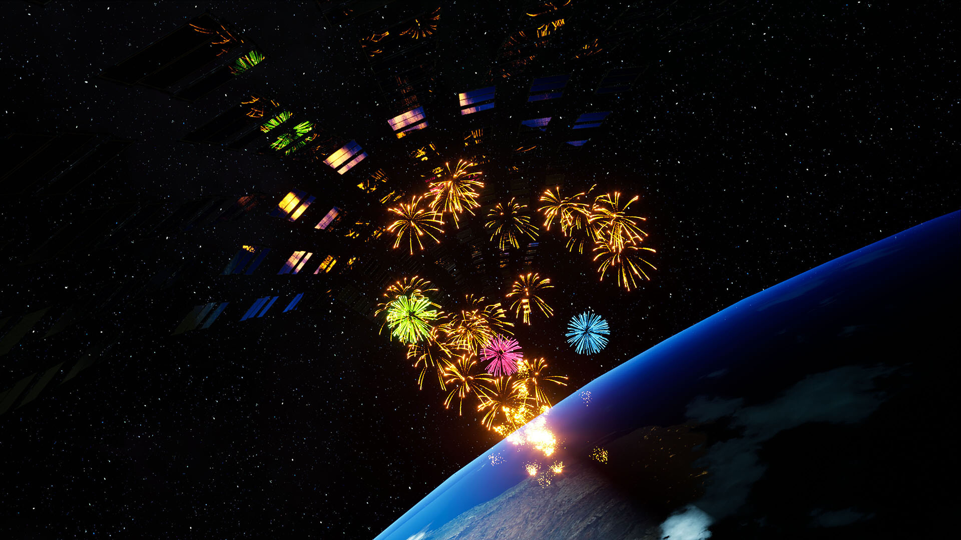 Скриншот из игры Fantavision - 11