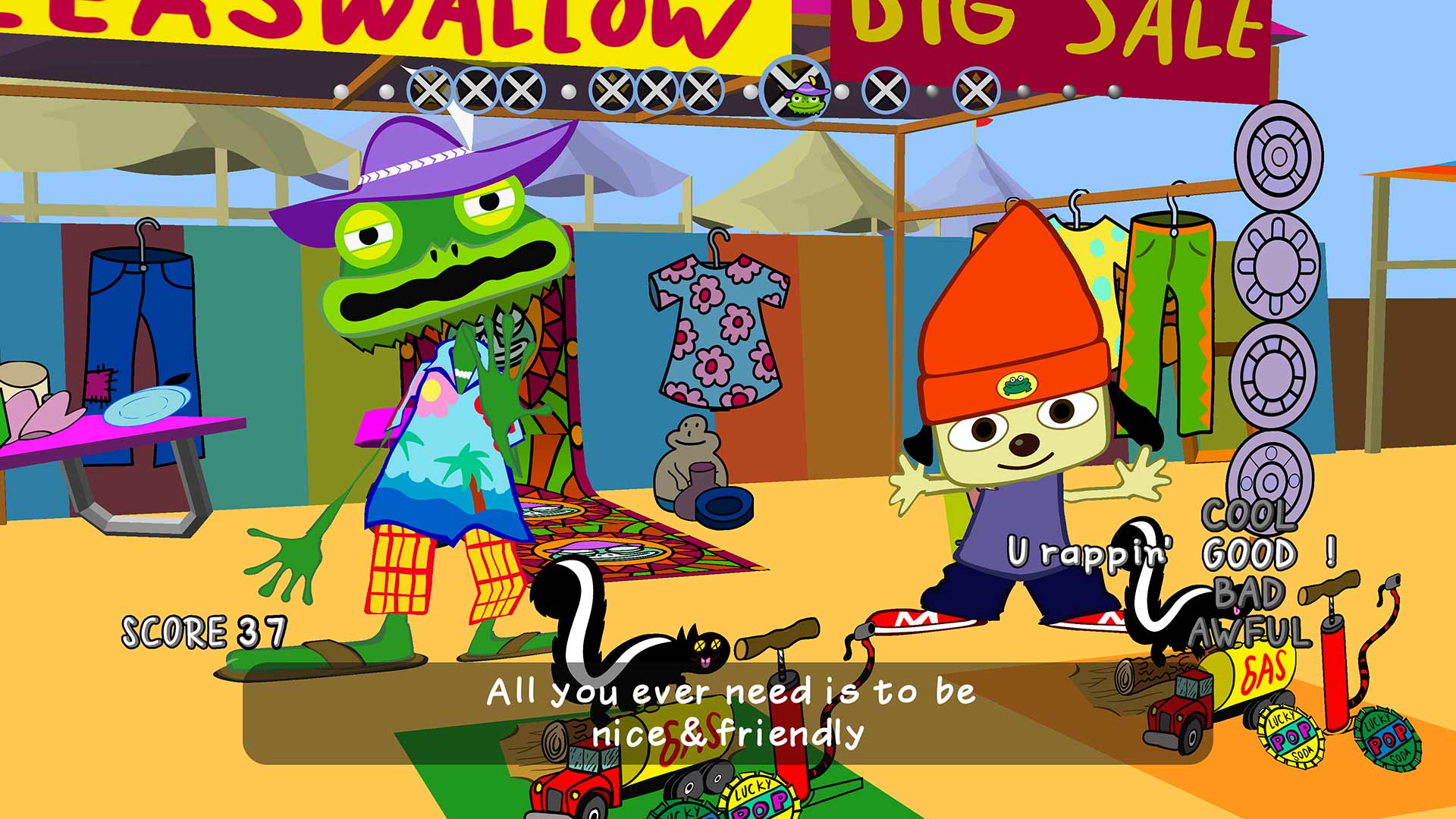 Скриншот из игры PaRappa The Rapper Remastered - 8