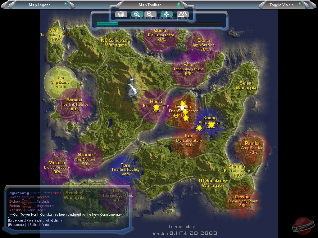 Скриншот из игры Planetside - 51