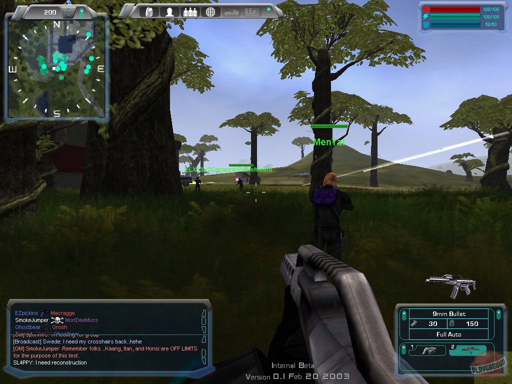 Скриншот из игры Planetside - 50