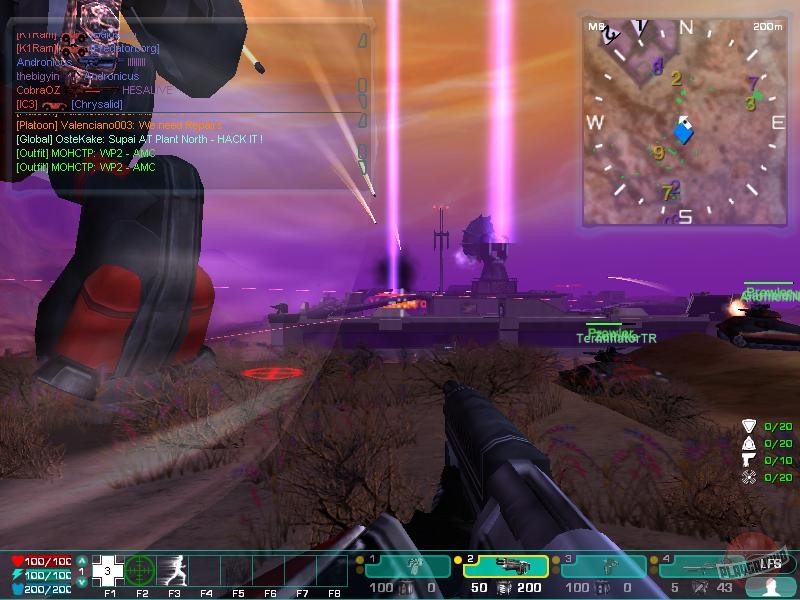 Скриншот из игры Planetside - 83