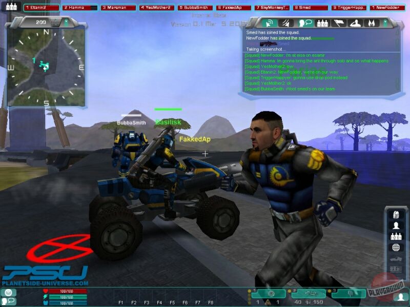 Скриншот из игры Planetside - 32