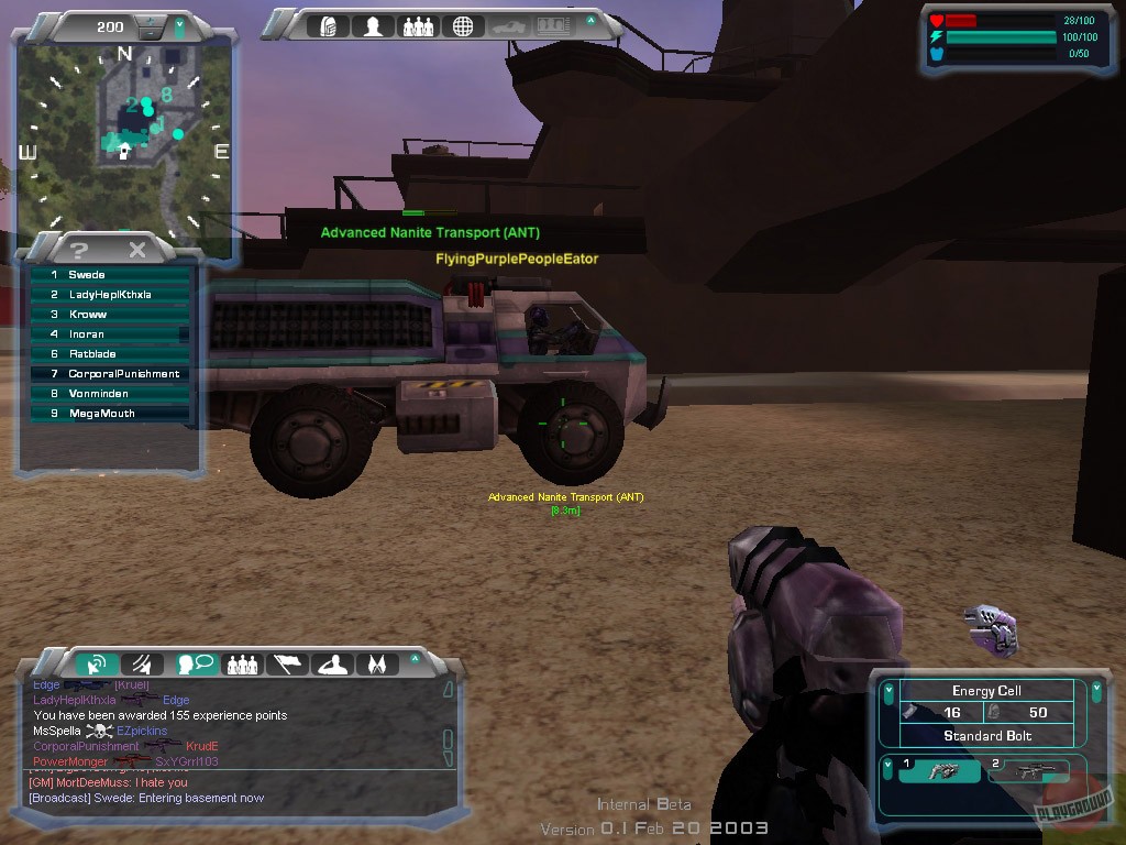 Скриншот из игры Planetside - 80